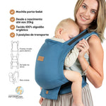 Isara Mochila Portabebé Quick Full Buckle V2 - Bluestone