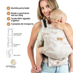 Isara Mochila Portabebé Quick Full Buckle V2 - Wildlife Sandy
