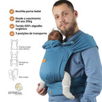 Isara Mochila Portabebé QuickTie - Bluestone