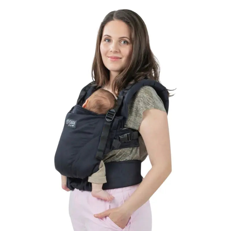 Isara Mochila Portabebé The ONE One size - Noire