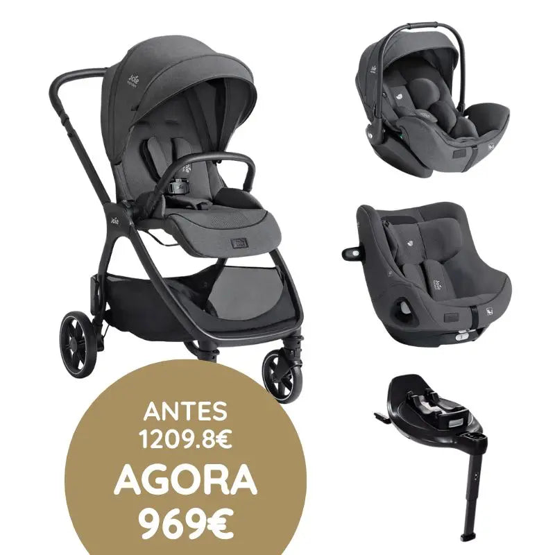 Joie Trio Valora Carrinho de Bebé - Ebony
