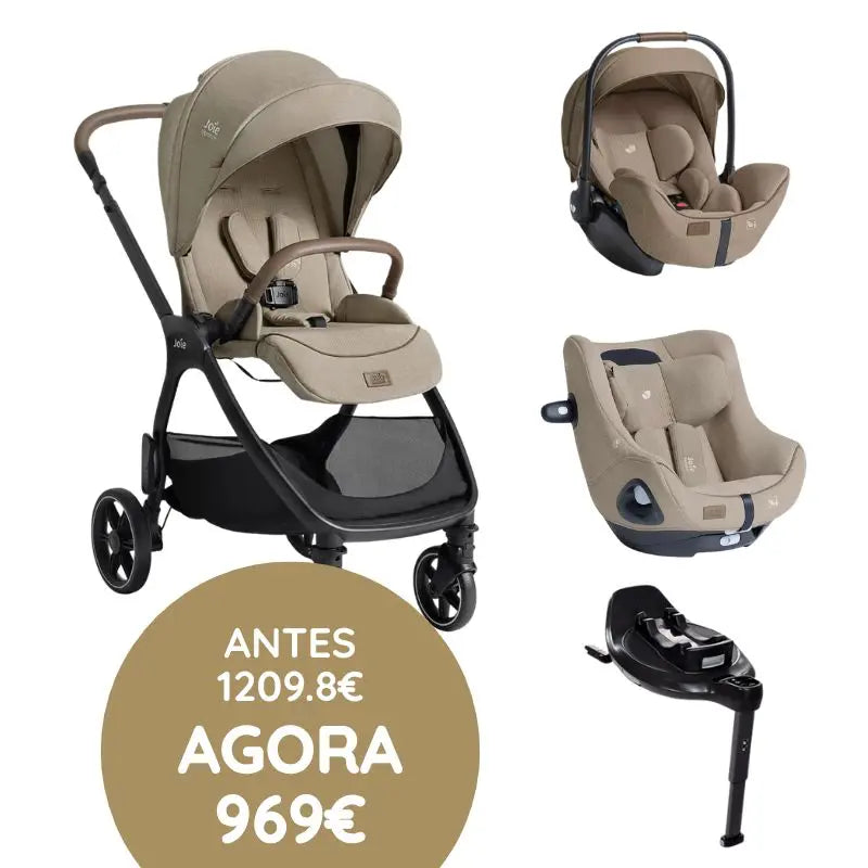 Joie Trio Valora Carrinho de Bebé - Sandstone