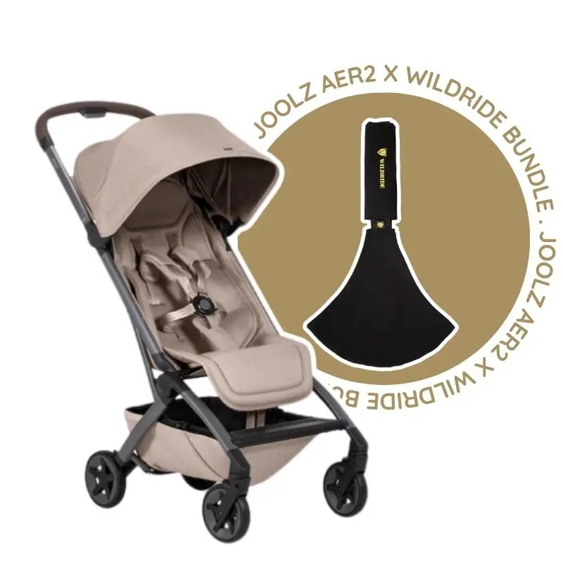Joolz Carrinho de Bebé Aer2 Bundle Wildride - Sandy Taupe