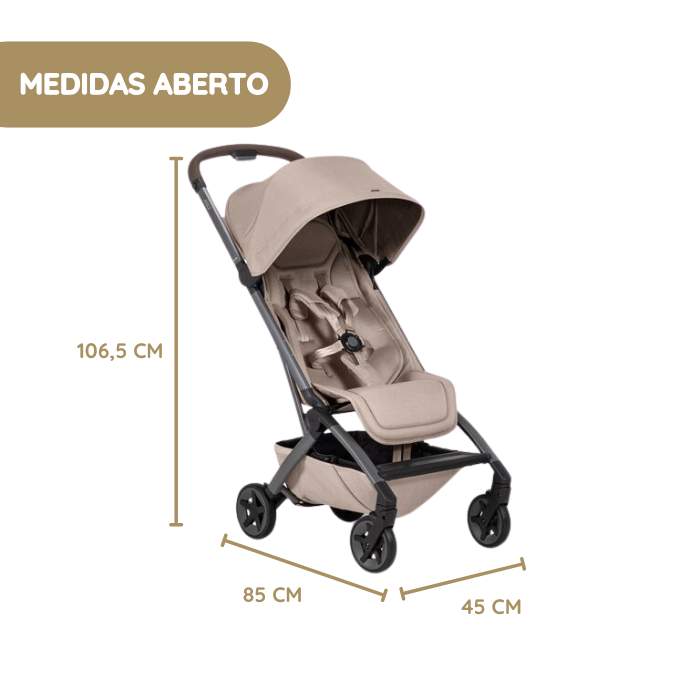 Joolz Aer2 Carrinho de Bebé - Stone Grey