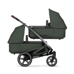 Joolz Geo3 Carrinho de Bebé (Twin) - Para gémeos ou dois bebés dos 0 aos 4 anos - Forest green