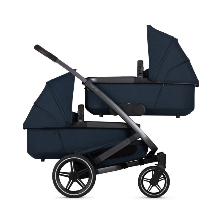 Joolz Geo3 Carrinho de Bebé (Twin) - Para gémeos ou dois bebés dos 0 aos 4 anos - Navy blue