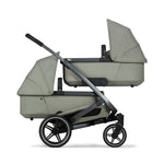 Joolz Geo3 Carrinho de Bebé (Twin) - Para gémeos ou dois bebés dos 0 aos 4 anos - Sage green