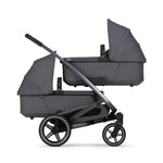 Joolz Geo3 Carrinho de Bebé (Twin) - Para gémeos ou dois bebés dos 0 aos 4 anos - Stone grey
