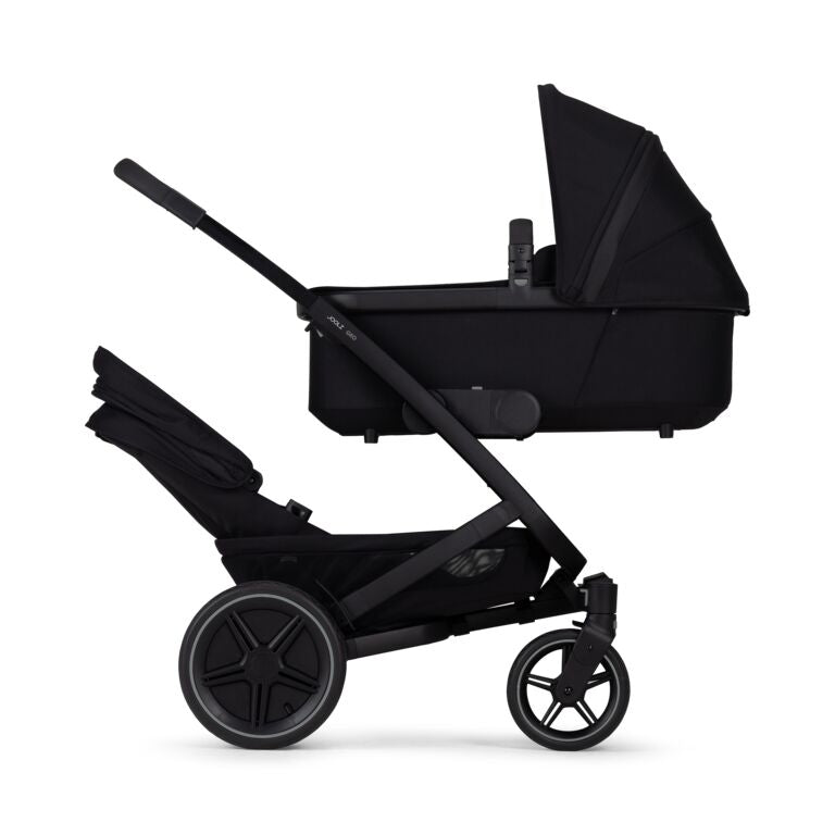 Joolz Geo3 Carrinho de Bebé (Twin) - Para gémeos ou dois bebés dos 0 aos 4 anos - Space black