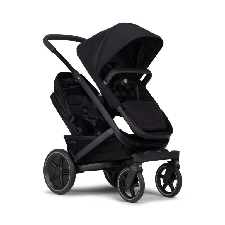 Joolz Geo3 Carrinho de Bebé (Twin) - Para gémeos ou dois bebés dos 0 aos 4 anos - Space black