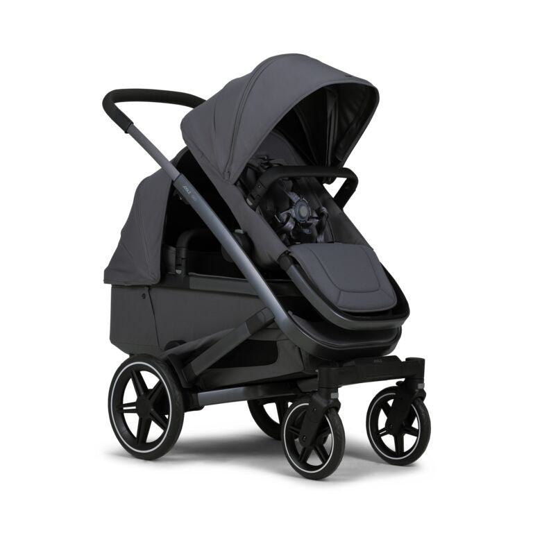 Joolz Geo3 Carrinho de Bebé (Twin) - Para gémeos ou dois bebés dos 0 aos 4 anos - Stone grey