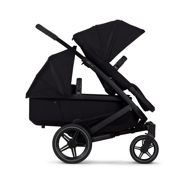 Joolz Geo3 Carrinho de Bebé (Twin) - Para gémeos ou dois bebés dos 0 aos 4 anos - Space black