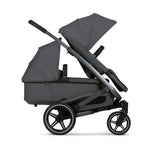 Joolz Geo3 Carrinho de Bebé (Twin) - Para gémeos ou dois bebés dos 0 aos 4 anos - Stone grey