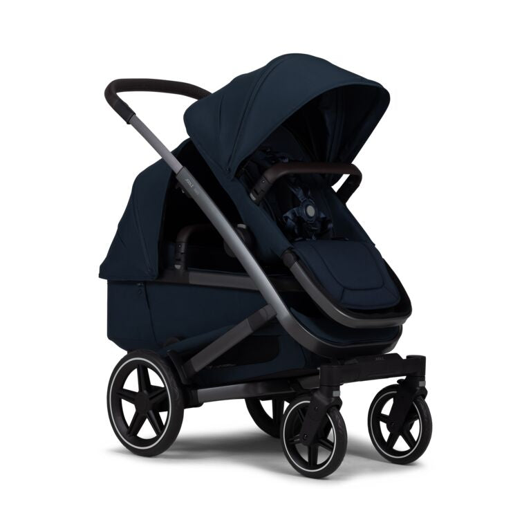 Joolz Geo3 Carrinho de Bebé (Twin) - Para gémeos ou dois bebés dos 0 aos 4 anos - Navy blue