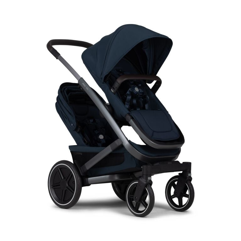 Joolz Geo3 Carrinho de Bebé (Twin) - Para gémeos ou dois bebés dos 0 aos 4 anos - Navy blue