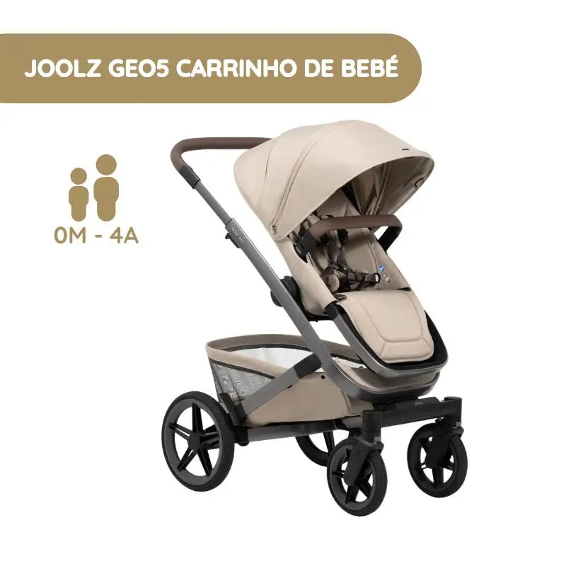 Joolz Geo5 Carrinho de Bebé - Sandy taupe