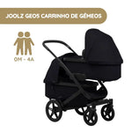 Joolz Geo5 Carrinho de Gémeos - Space black