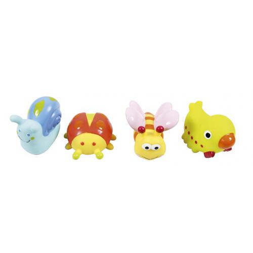 Ludi 4 Animais de Plástico para Banho - Natureza