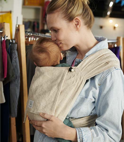 Stokke Mochila Portabebé Limas - Floral Beige