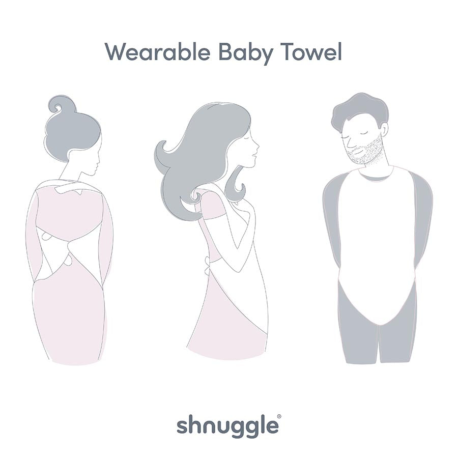 Shnuggle Toalha de Banho - Blue