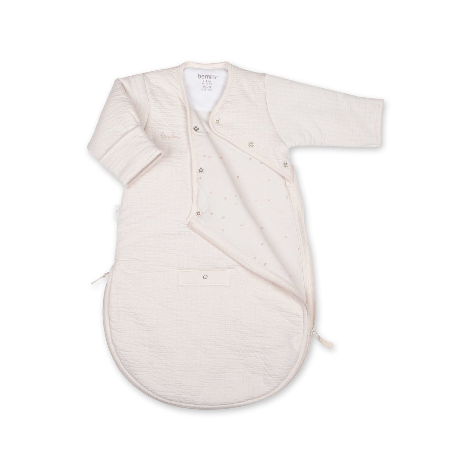 Bemini Saco de Dormir 1-4m (tog 3) - Pudding