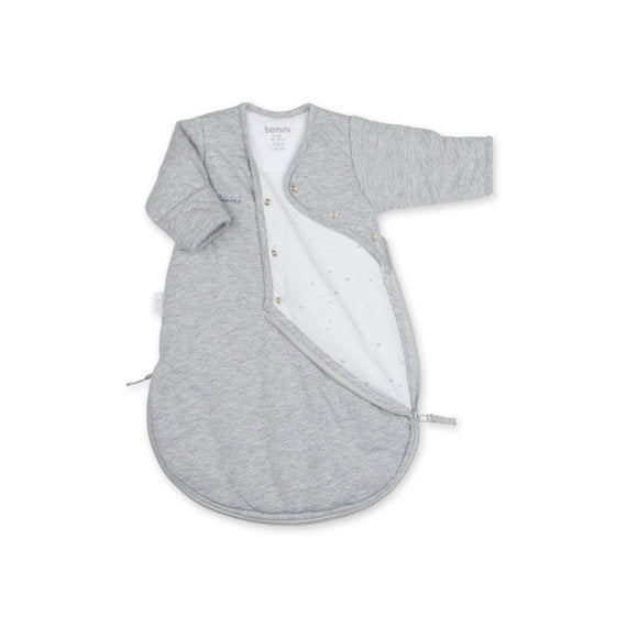 Bemini Saco de Dormir 0-1m (tog 3) - Grey marled pady jersey