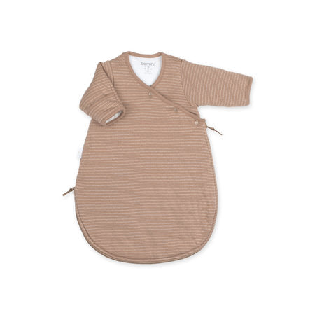 Bemini Saco de Dormir 0-1m (tog 2) - Stripe natural ecru pady jersey