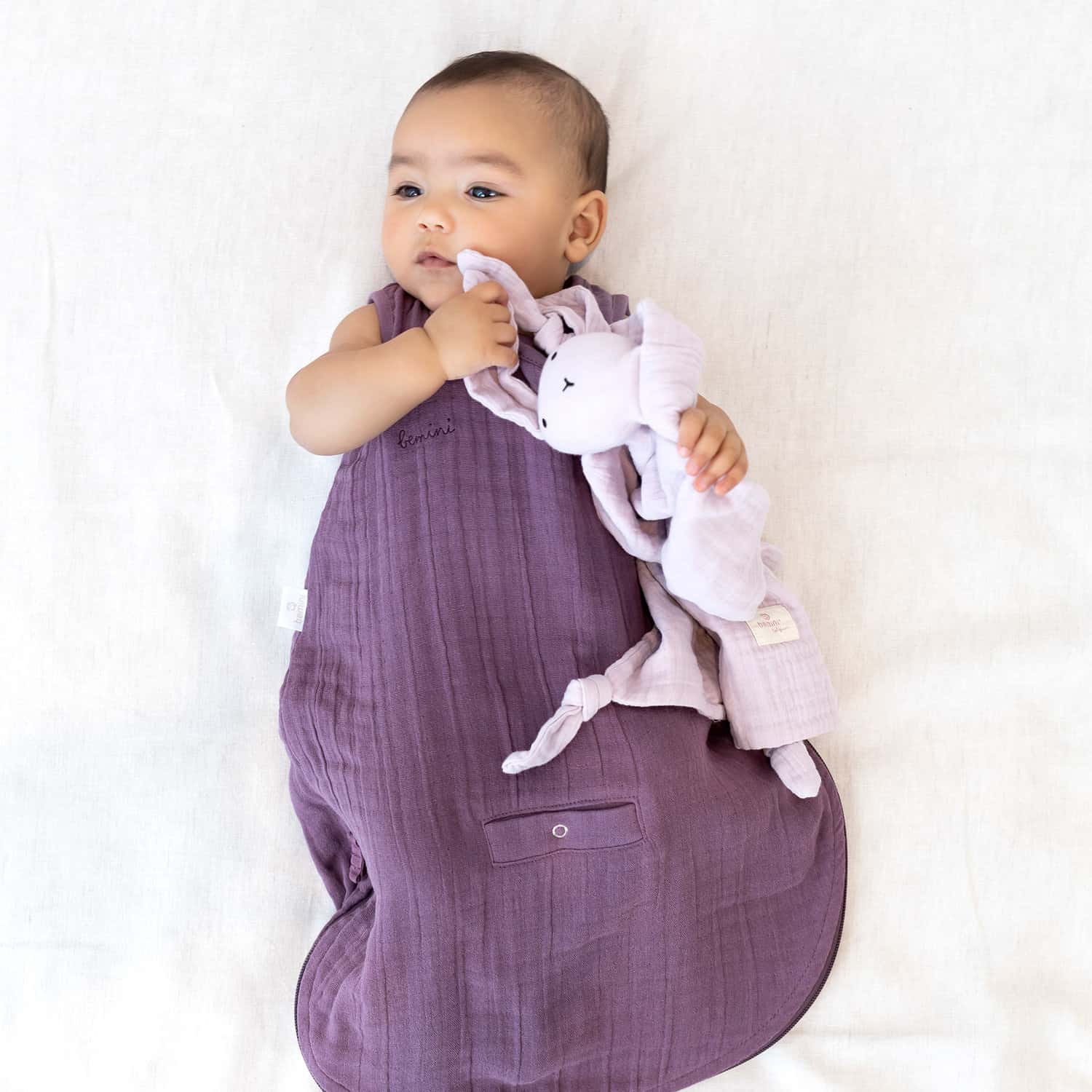 Bemini Saco de Dormir 1-4m (tog 0.5) - Aubergine