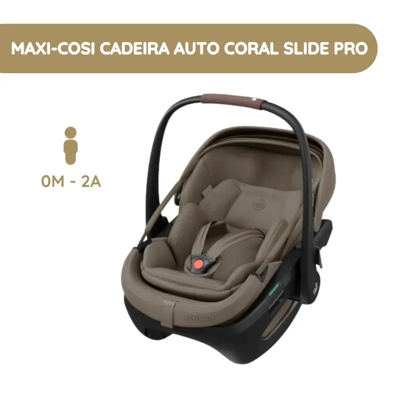Maxi-Cosi Cadeira Auto Coral Slide Pro - Oak Truffle
