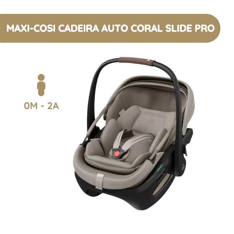 Maxi-Cosi Cadeira Auto Coral Slide Pro - Sapphire Sand
