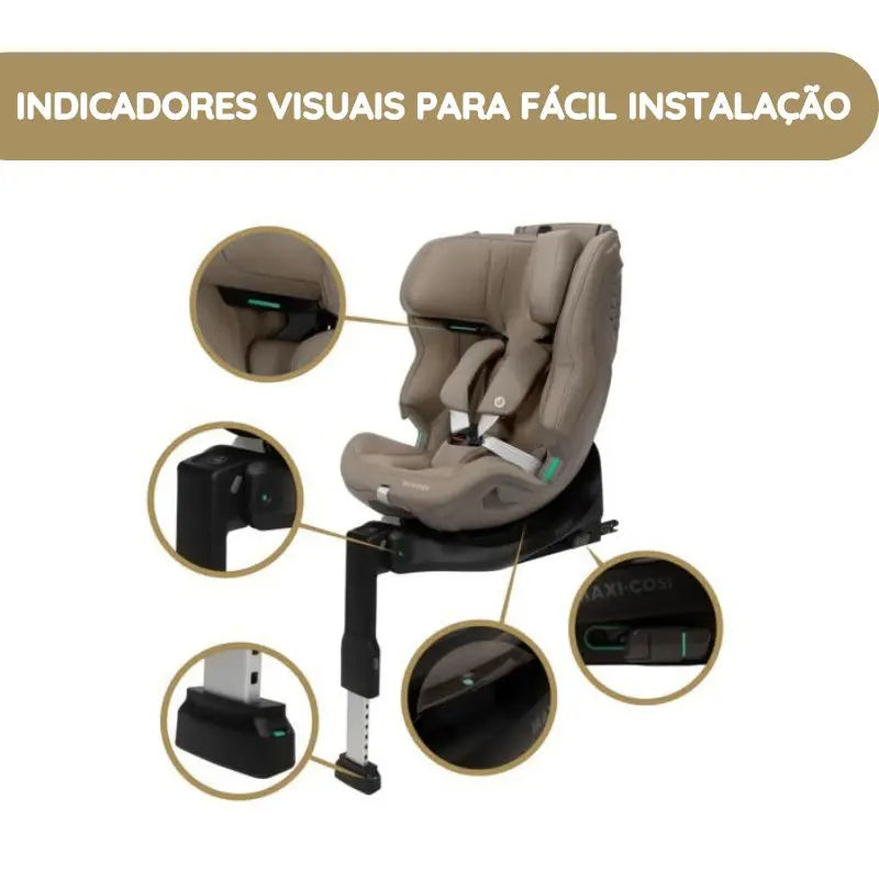 Maxi-Cosi Cadeira Auto Emerald 360 Plus - Authentic Graphite