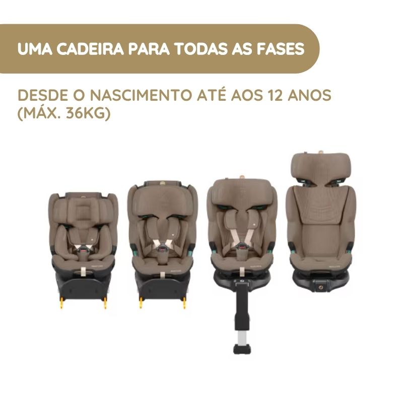 Maxi-Cosi Cadeira Auto Emerald 360 Pro - Authentic Black
