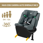 Maxi-Cosi Emerald 360 S Cadeira Auto 360 - Tonal Graphite