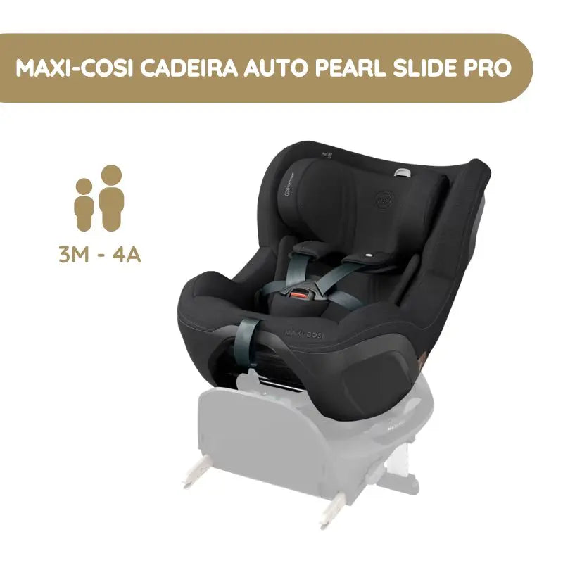Maxi-Cosi Cadeira Auto Pearl Slide Pro - Authentic Black