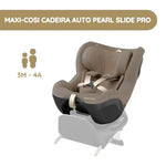 Maxi-Cosi Cadeira Auto Pearl Slide Pro - Authentic Truffle