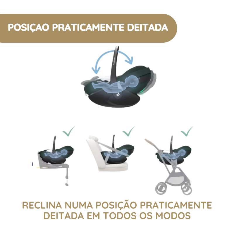 Maxi-Cosi Cadeira Auto Pebble 360 Pro2 - Twillic Green