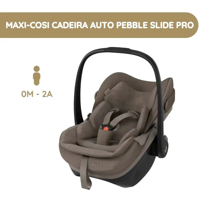Maxi-Cosi Cadeira Auto Pebble Slide Pro - Oak Truffle