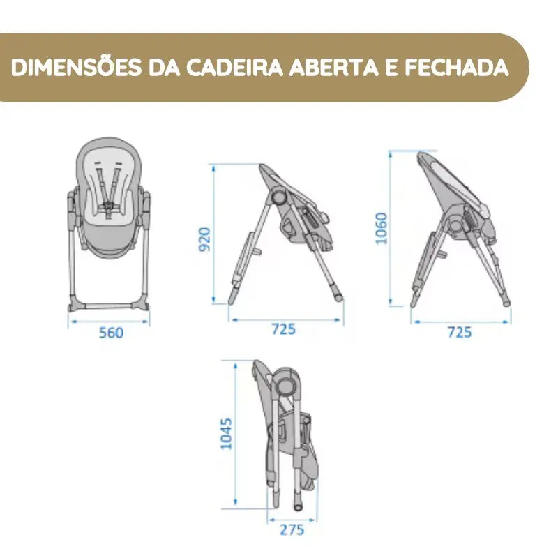 Maxi-Cosi Cadeira de Refeição Ava Plus - Elegance Graphite