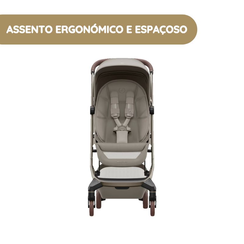 Maxi-Cosi Carrinho de Bebé Fame Cabin - Oak Truffle
