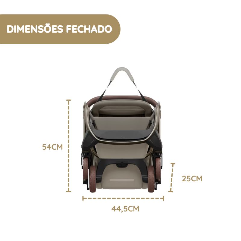 Maxi-Cosi Carrinho de Bebé Fame Cabin - Sapphire Sand