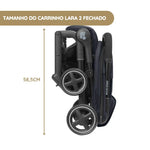 Maxi-Cosi Carrinho de Bebé Lara 2 - Essential Black