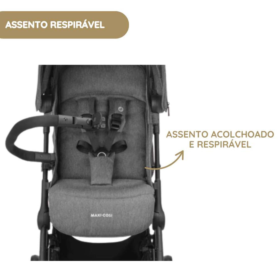 Maxi-Cosi Carrinho de Bebé Lara 2 - Essential Graphite