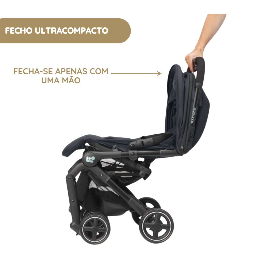 Maxi-Cosi Carrinho de Bebé Lara 2 - Essential Black