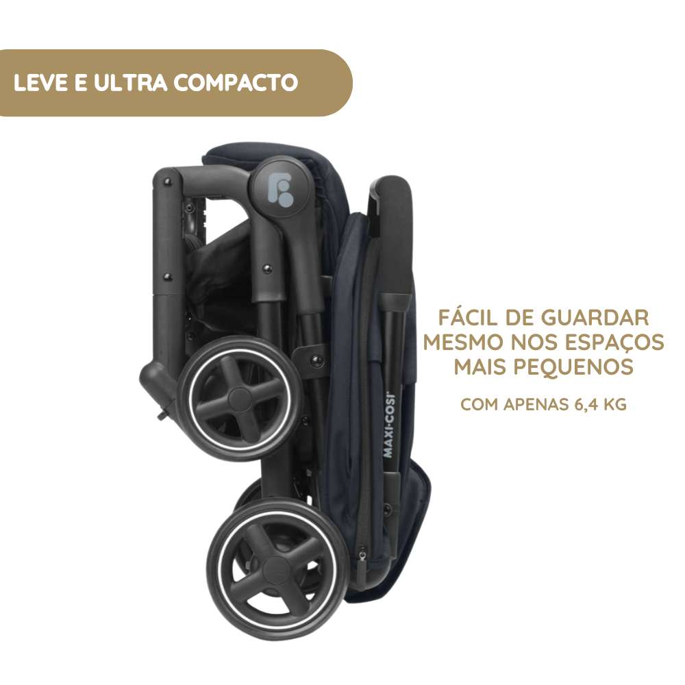 Maxi-Cosi Carrinho de Bebé Lara 2 - Essential Black