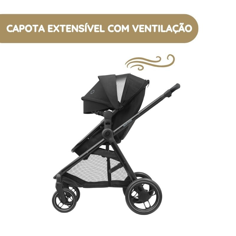 Maxi-Cosi Carrinho de Bebé Zelia 3 - Essential Graphite