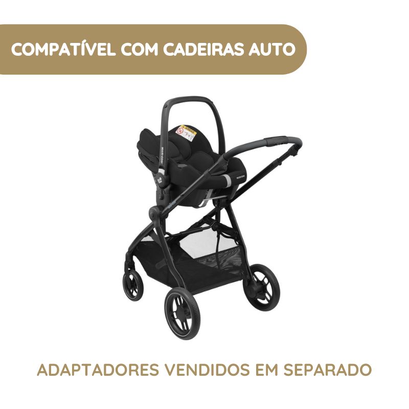 Maxi-Cosi Carrinho de Bebé Zelia 3 - Essential Graphite