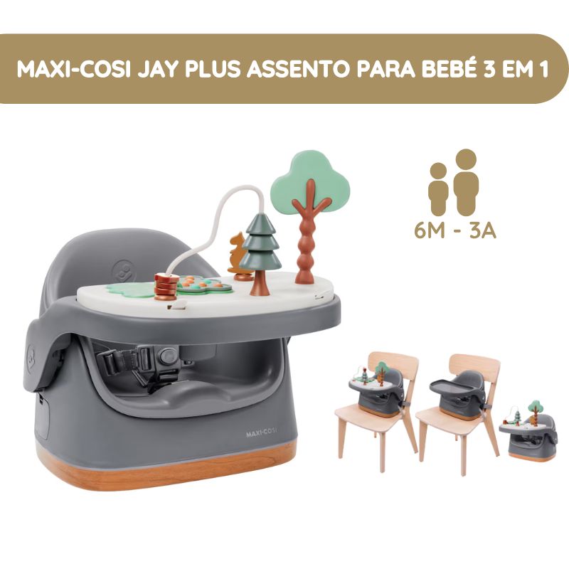 Maxi-Cosi Jay Plus Assento para Bebé 3 em 1 - Elegance Graphite