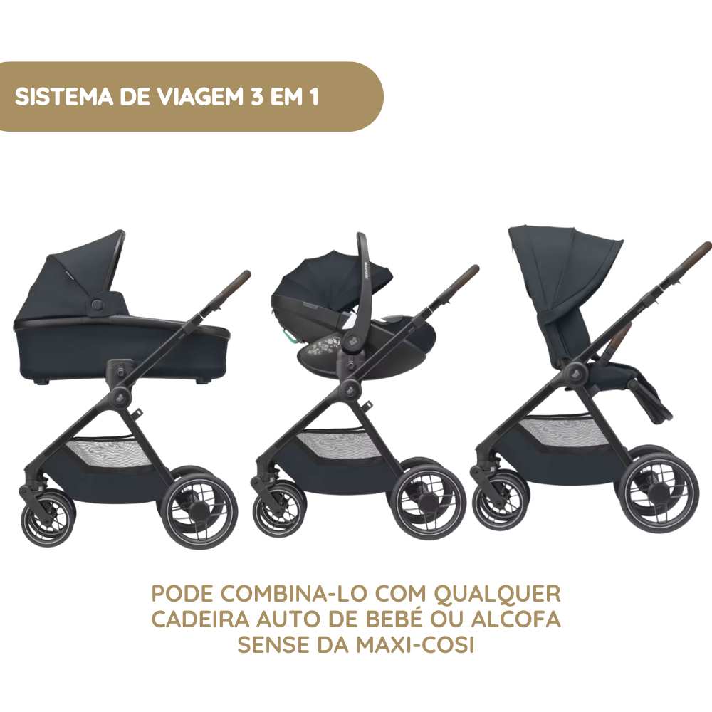 Maxi-Cosi Oxford Carrinho de Bebé - Select Grey