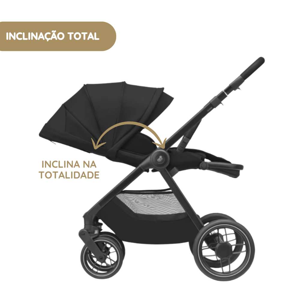 Maxi-Cosi Oxford Carrinho de Bebé - Twillic Black