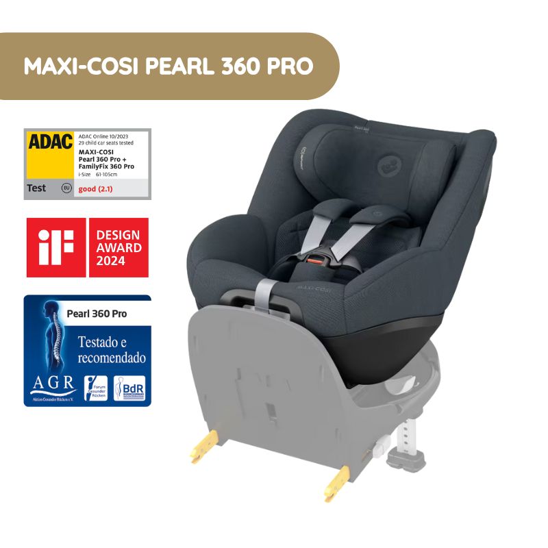 Maxi-Cosi Cadeira Auto Pearl 360 Pro - Authentic Graphite